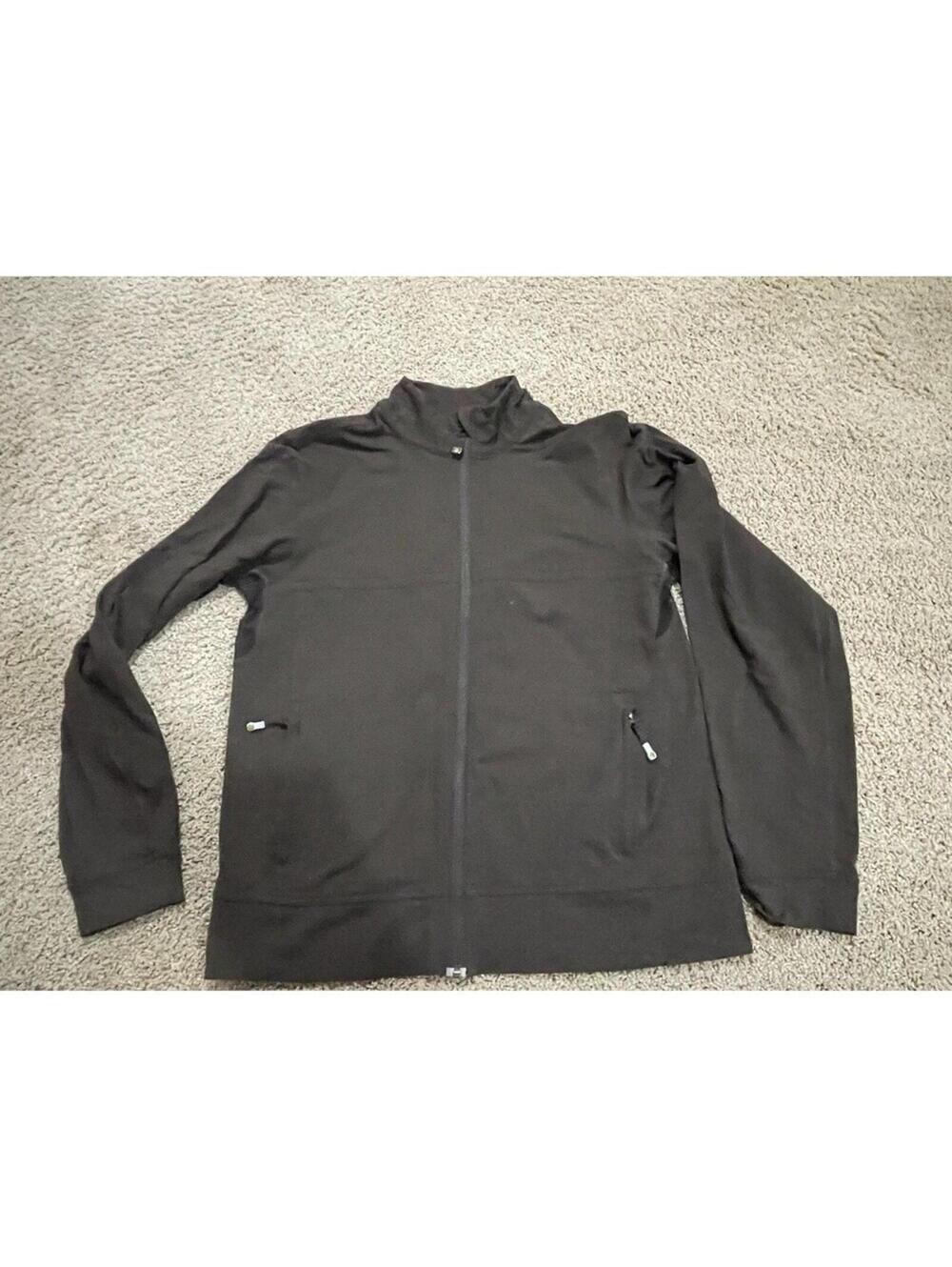 Men’s Lululemon Brown Full Zip Athletic Jacket L Large track jacket